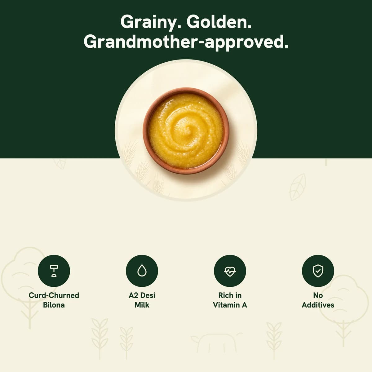 A2 Gir Cow Ghee · Why it's good