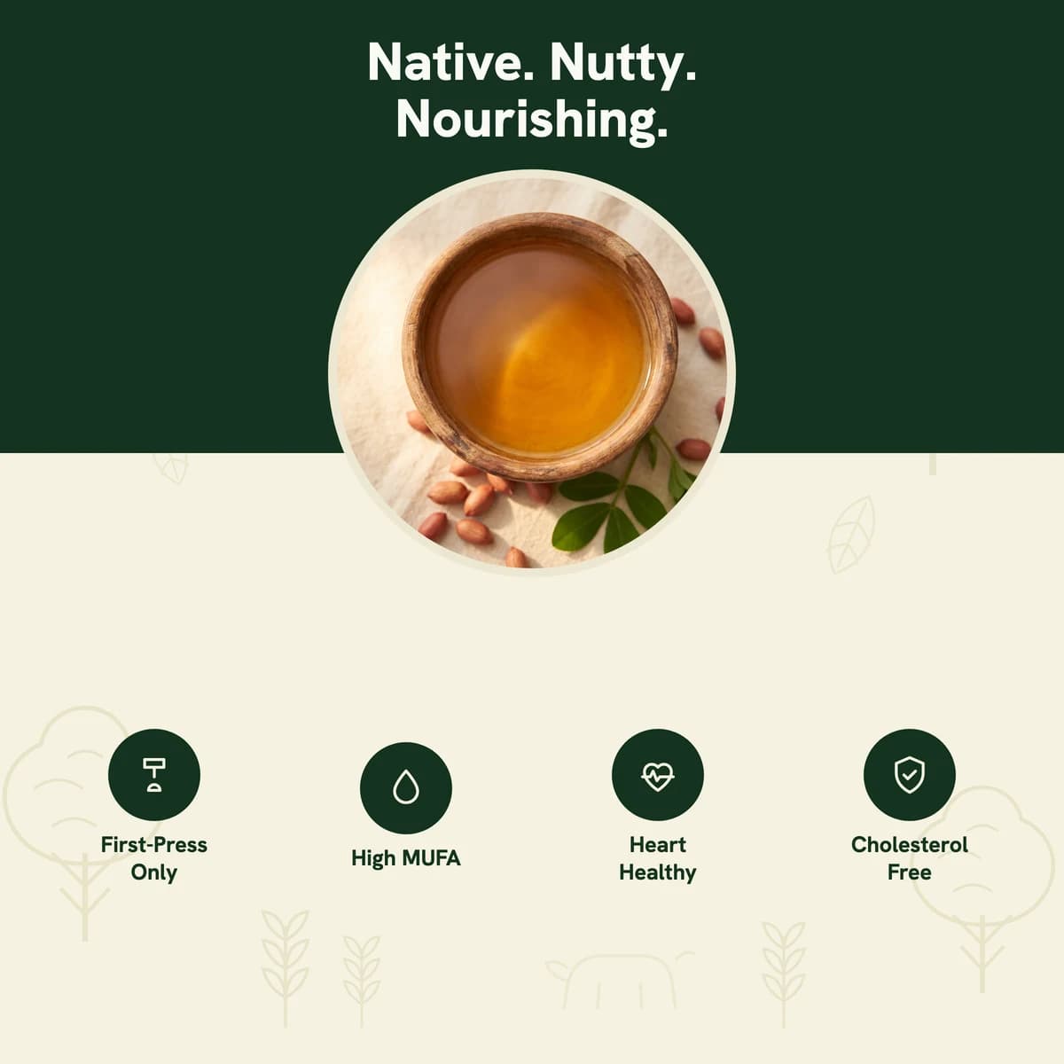 Groundnut Cold-Pressed Oil · Why it's good