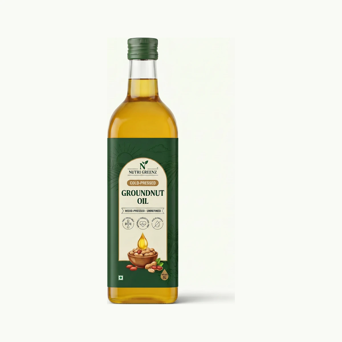 Groundnut Cold-Pressed Oil